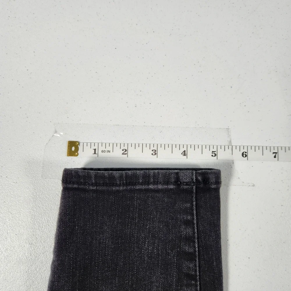 American Eagle Next Level Stretch High Rise Jegging Black Faded Jeans 10 Regular